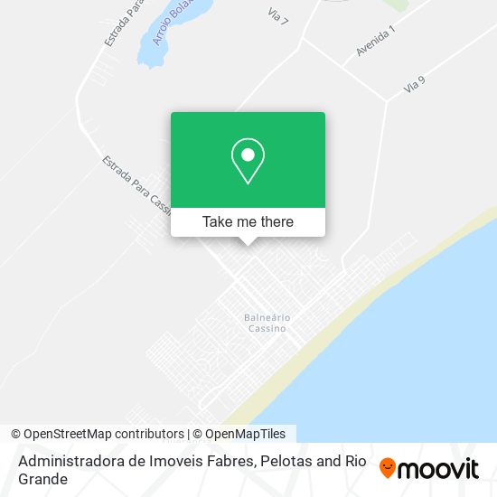 Mapa Administradora de Imoveis Fabres