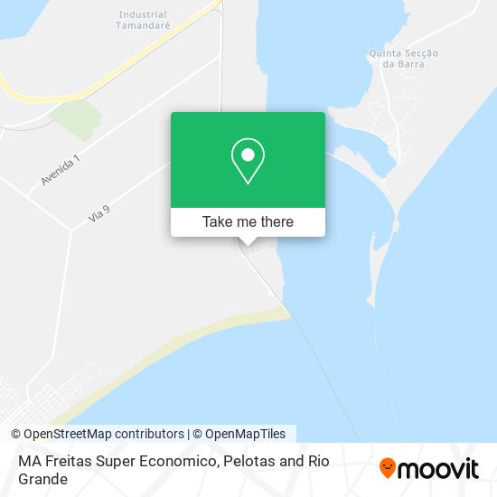 MA Freitas Super Economico map
