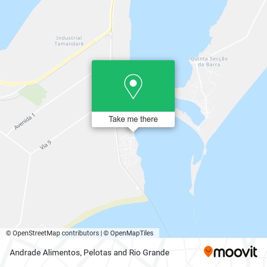Andrade Alimentos map