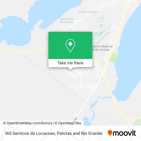 Wd Servicos de Locacoes map