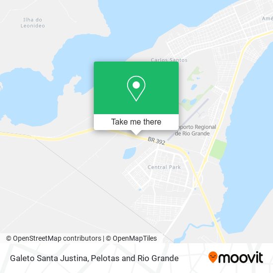 Galeto Santa Justina map
