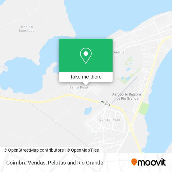 Coimbra Vendas map