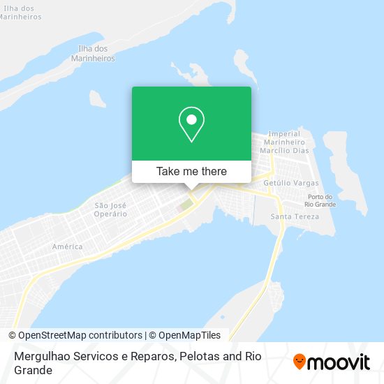 Mapa Mergulhao Servicos e Reparos