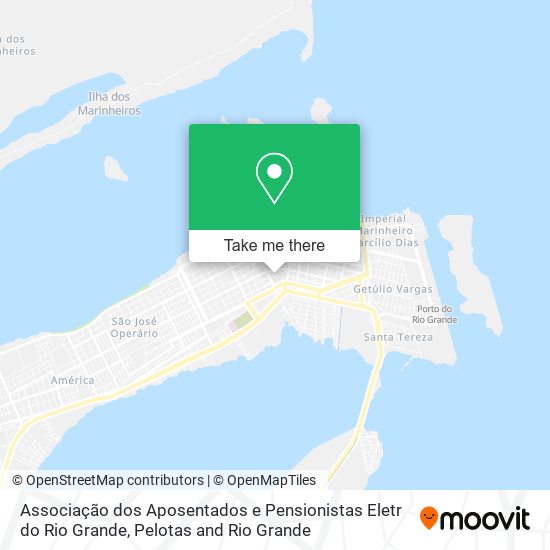 Associação dos Aposentados e Pensionistas Eletr do Rio Grande map