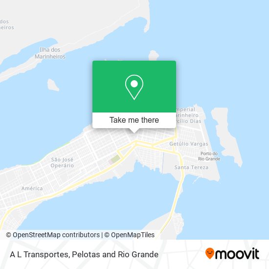 A L Transportes map