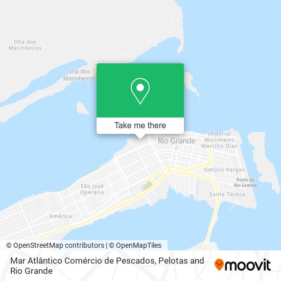 Mar Atlântico Comércio de Pescados map