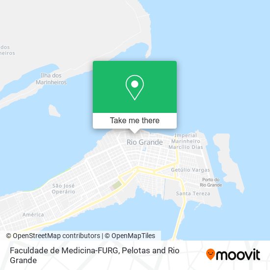 Mapa Faculdade de Medicina-FURG