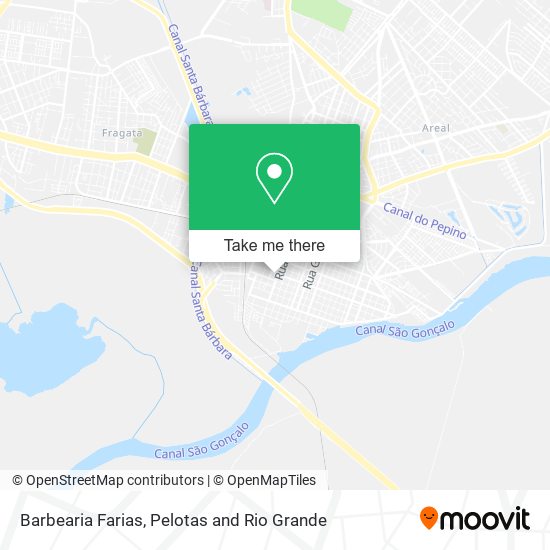 Barbearia Farias map