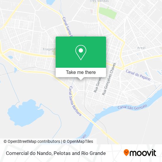 Comercial do Nando map