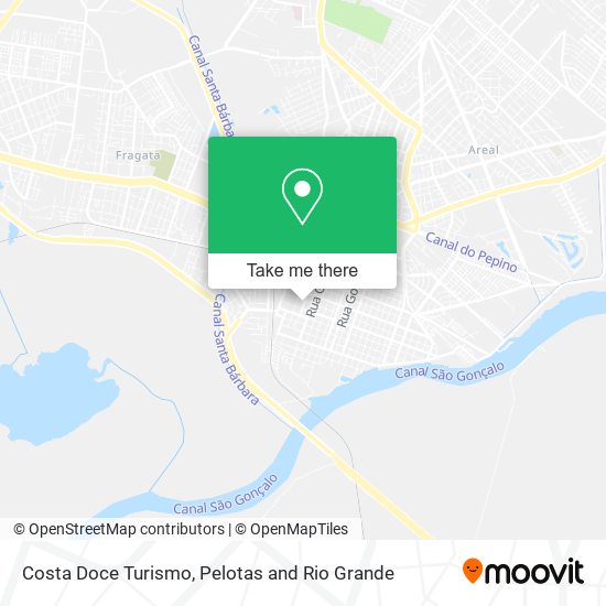 Costa Doce Turismo map