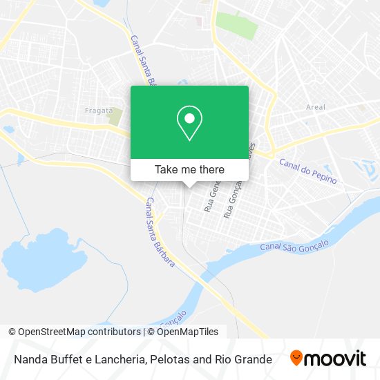 Nanda Buffet e Lancheria map