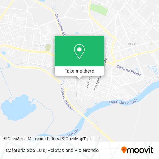 Cafeteria São Luis map