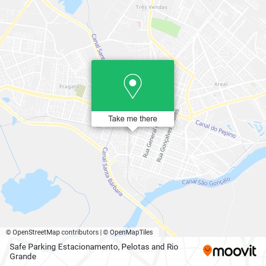 Mapa Safe Parking Estacionamento