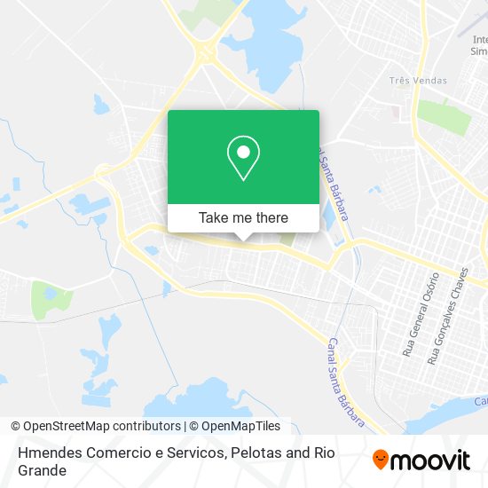 Mapa Hmendes Comercio e Servicos