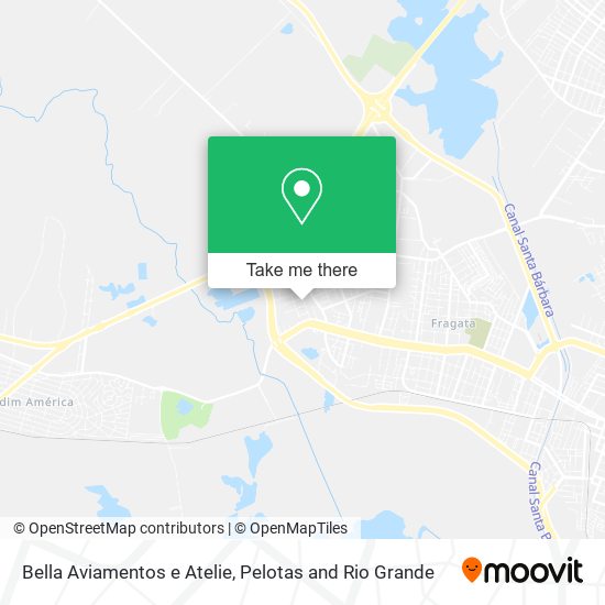 Bella Aviamentos e Atelie map