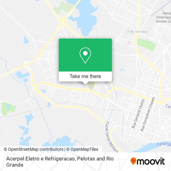 Acerpel Eletro e Refrigeracao map