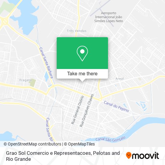 Grao Sol Comercio e Representacoes map