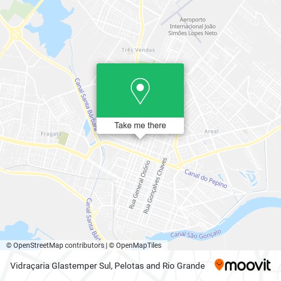 Vidraçaria Glastemper Sul map