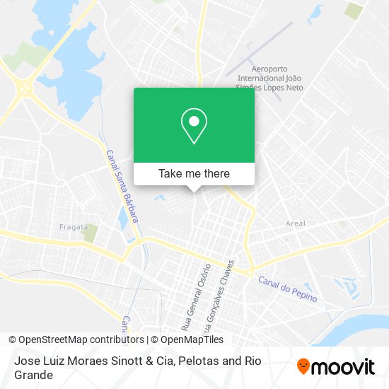 Jose Luiz Moraes Sinott & Cia map