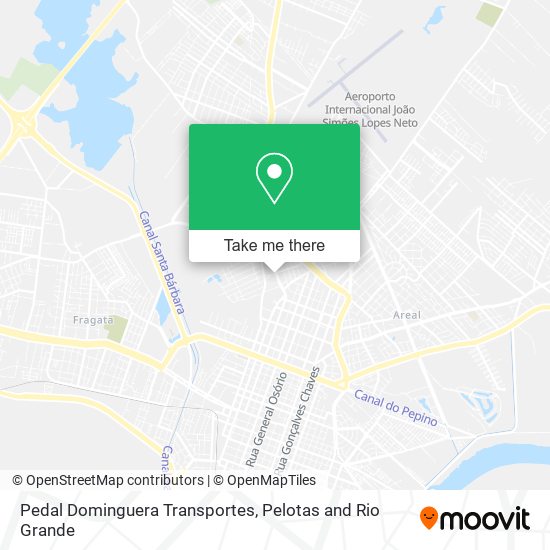 Pedal Dominguera Transportes map