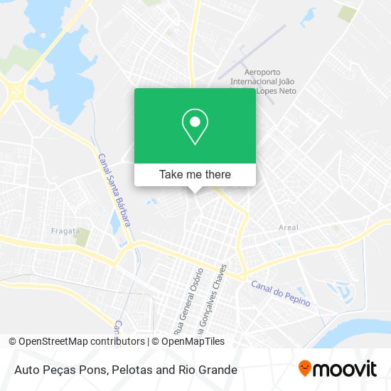 Auto Peças Pons map