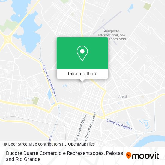 Mapa Ducore Duarte Comercio e Representacoes