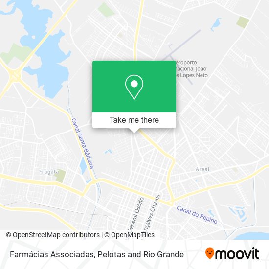 Farmácias Associadas map