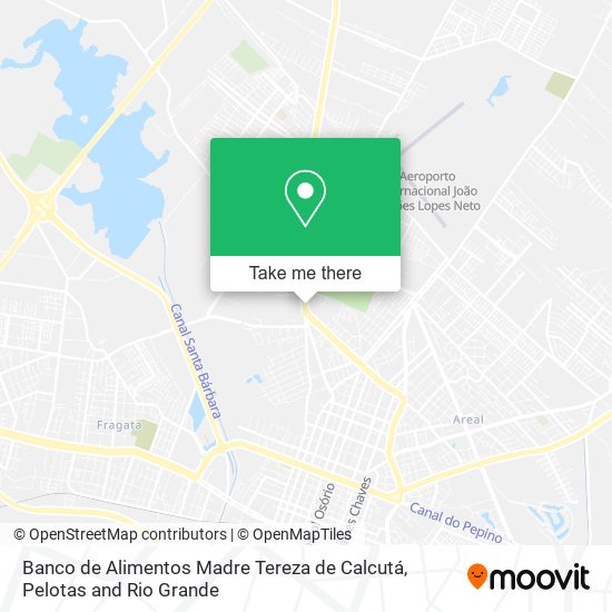 Banco de Alimentos Madre Tereza de Calcutá map