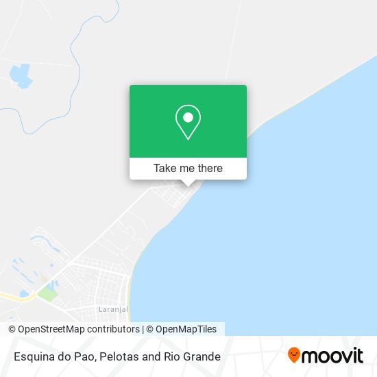 Esquina do Pao map