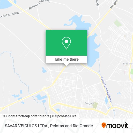 SAVAR VEÍCULOS LTDA. map
