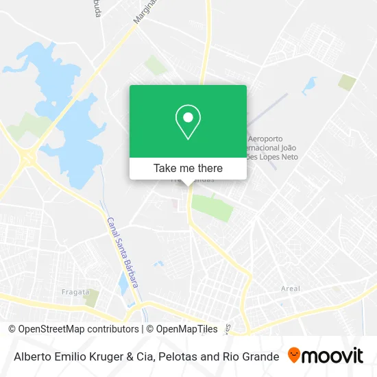 Alberto Emilio Kruger & Cia map