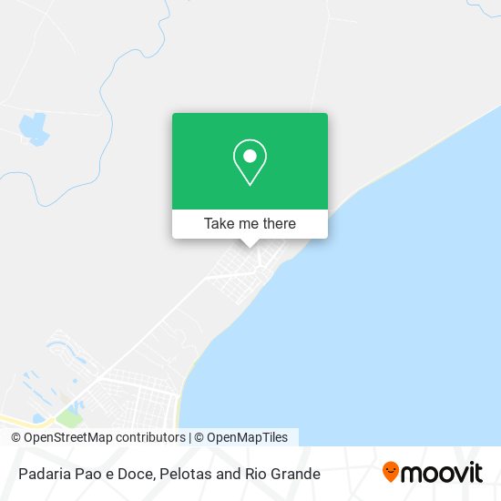 Mapa Padaria Pao e Doce