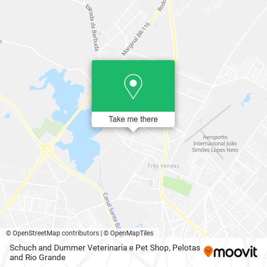 Mapa Schuch and Dummer Veterinaria e Pet Shop