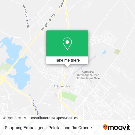 Shopping Embalagens map