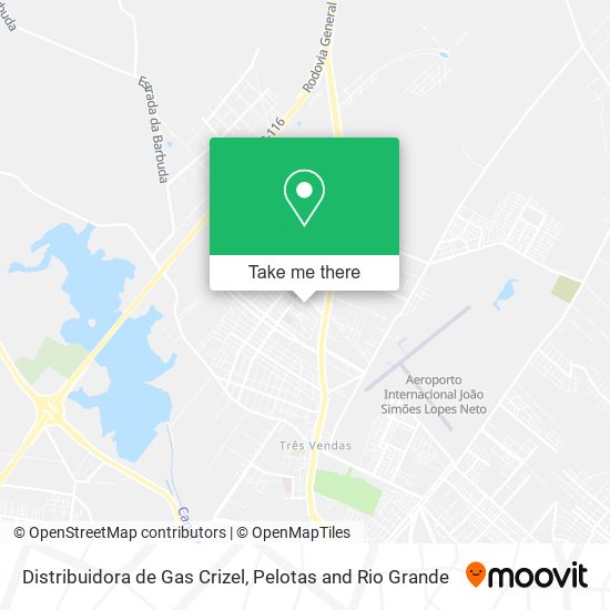 Distribuidora de Gas Crizel map