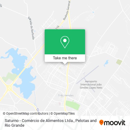 Saturno - Comércio de Alimentos Ltda. map
