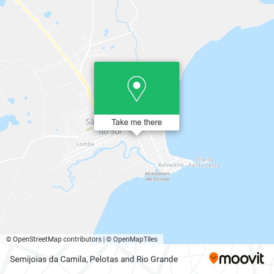 Semijoias da Camila map
