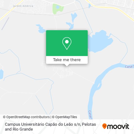 Campus Universitário Capão do Leão s / n map