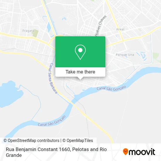 Rua Benjamin Constant 1660 map