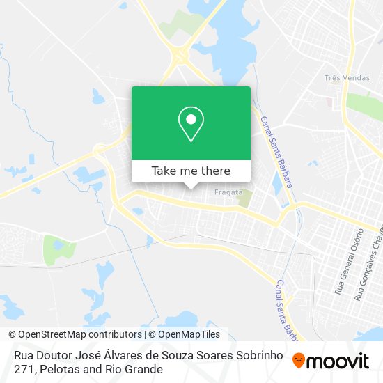 Mapa Rua Doutor José Álvares de Souza Soares Sobrinho 271