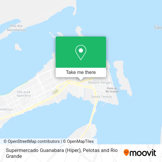 Supermercado Guanabara (Hiper) map