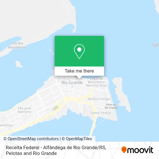 Receita Federal - Alfândega de Rio Grande / RS map