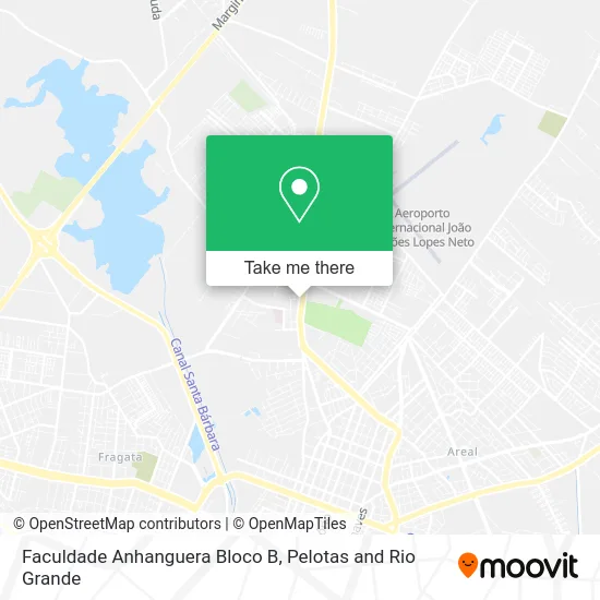 Faculdade Anhanguera Bloco B map