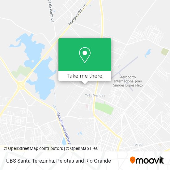 Mapa UBS Santa Terezinha