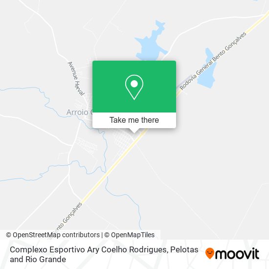 Complexo Esportivo Ary Coelho Rodrigues map