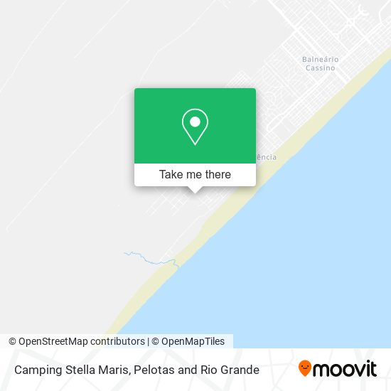 Camping Stella Maris map