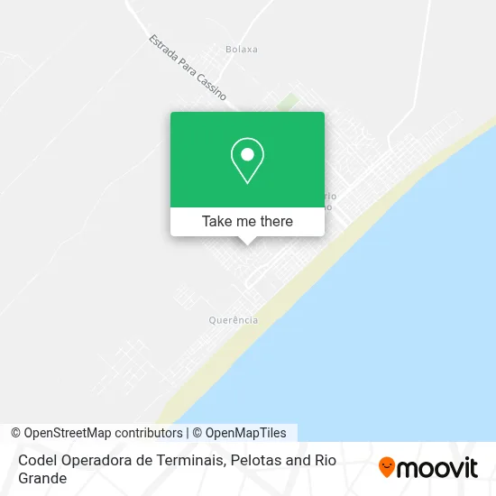 Codel Operadora de Terminais map