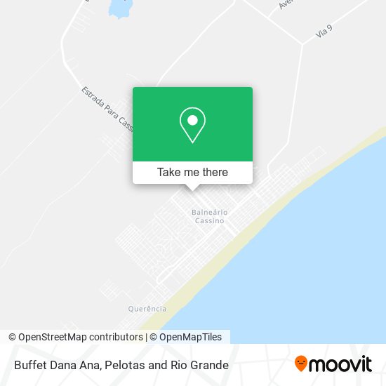 Buffet Dana Ana map