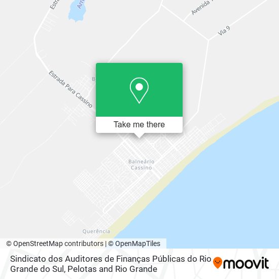 Sindicato dos Auditores de Finanças Públicas do Rio Grande do Sul map