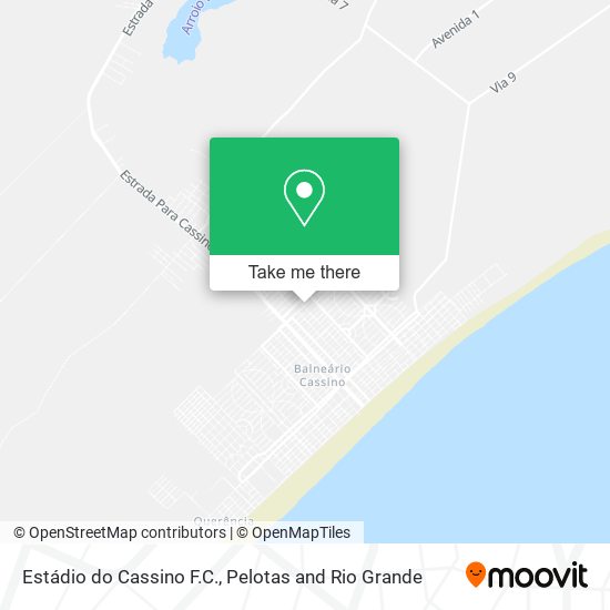 Estádio do Cassino F.C. map
